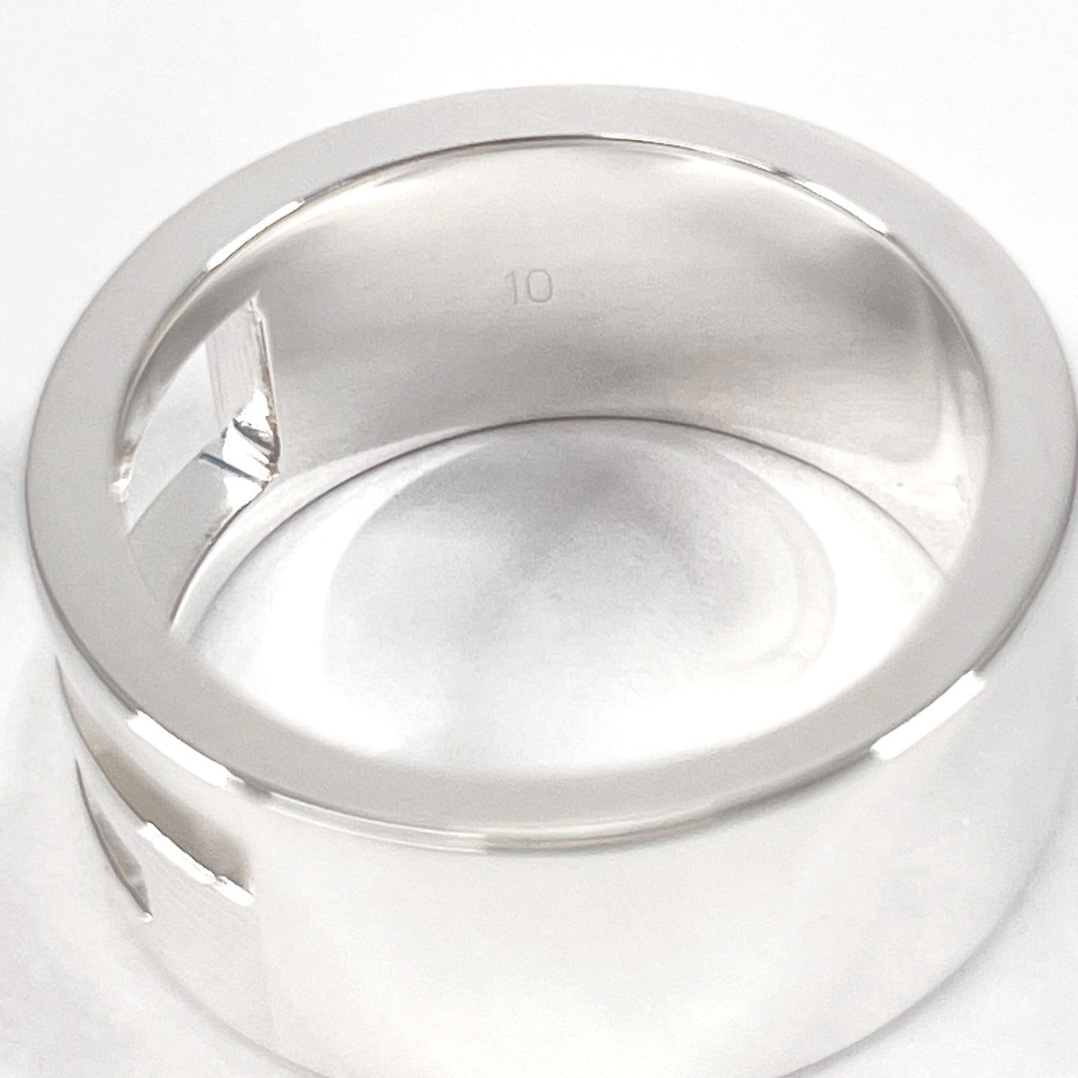 Gucci Ring Silver925 Silver Branded Cutout G Women