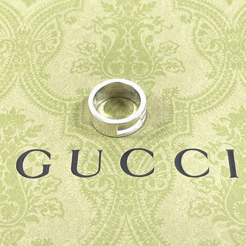 Gucci Ring Silver925 Silver Branded Cutout G