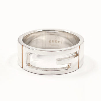 Gucci Ring Silver925 Silver Branded Cutout G 16