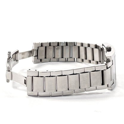 Gucci Watches Quartz 7700L Stainless Steel Silver Black Dial