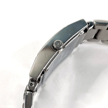 Gucci Watches Quartz 7700L Stainless Steel Silver Black Dial