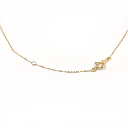 Ete Necklace K18 Yellow Gold, Diamond Gold Bright