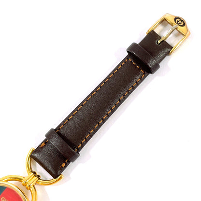 Gucci Watches Quartz 6700L Gold Plated Gold Sherry Line Green, Red Dial