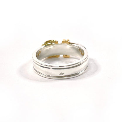 Hermes Ring Silver925, K18 Yellow Gold Silver Santur Ring 51