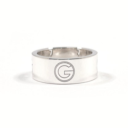 Gucci Ring Silver925 Silver Logo Cutout 16