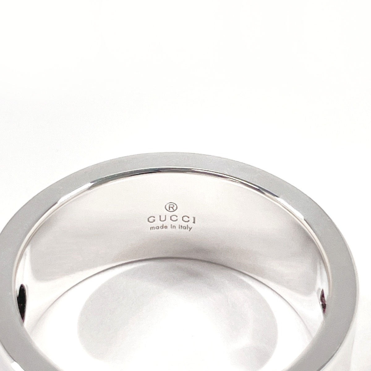 Gucci Ring Silver925 Silver Logo Cutout 16