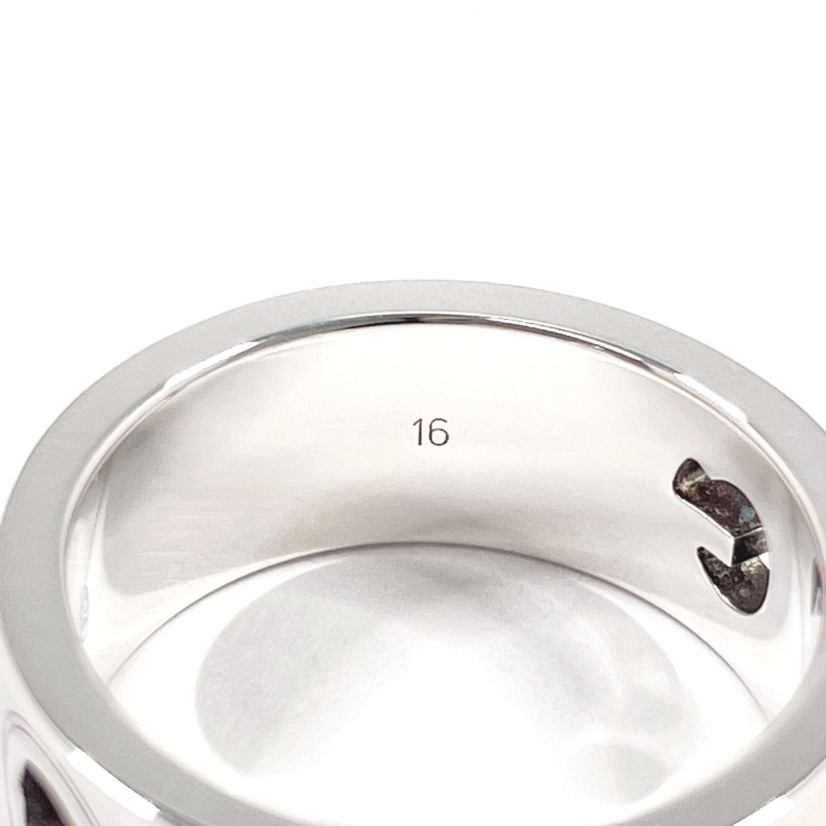 Gucci Ring Silver925 Silver Logo Cutout 16
