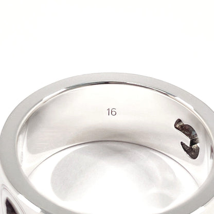 Gucci Ring Silver925 Silver Logo Cutout 16