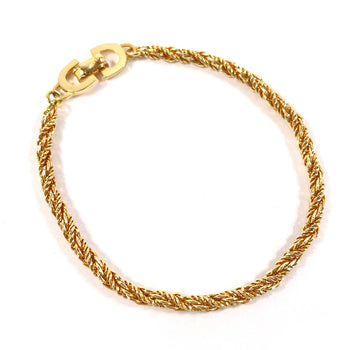 Christian Dior Bracelet Metal Gold Vintage Women