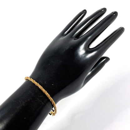 Christian Dior Bracelet Metal Gold Vintage Women