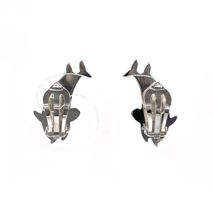 Georg Jensen Earring Silver925 Silver Arno Malinowski 129 Dolphin