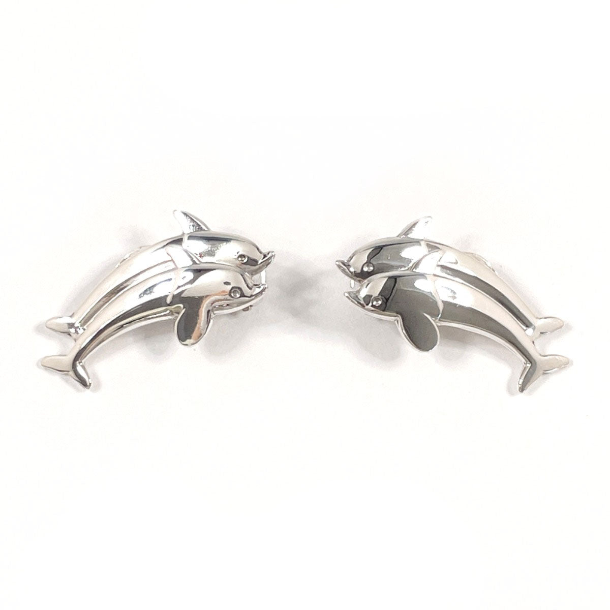 Georg Jensen Earring Silver925 Silver Arno Malinowski 129 Dolphin
