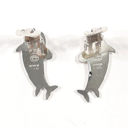 Georg Jensen Earring Silver925 Silver Arno Malinowski 129 Dolphin