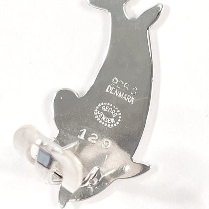 Georg Jensen Earring Silver925 Silver Arno Malinowski 129 Dolphin