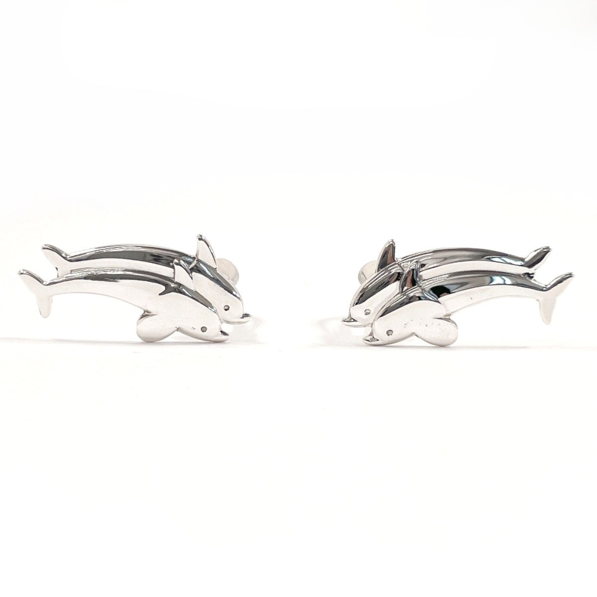 Georg Jensen Earring Silver925 Silver Arno Malinowski 129 Dolphin