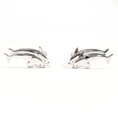 Georg Jensen Earring Silver925 Silver Arno Malinowski 129 Dolphin
