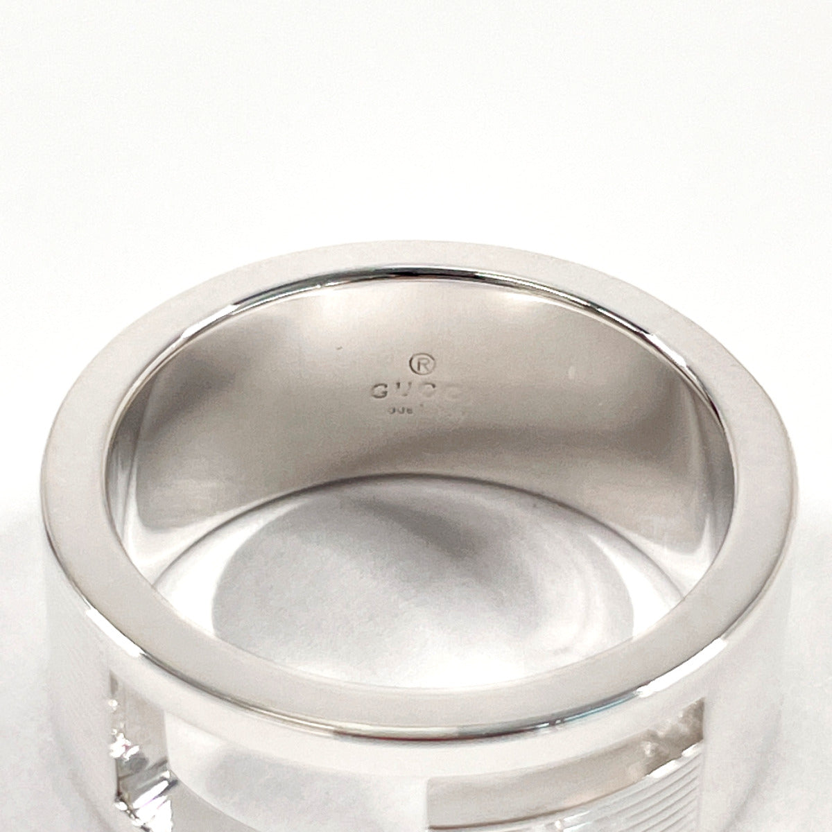 Gucci Ring Silver925 Silver Branded Cutout G 12