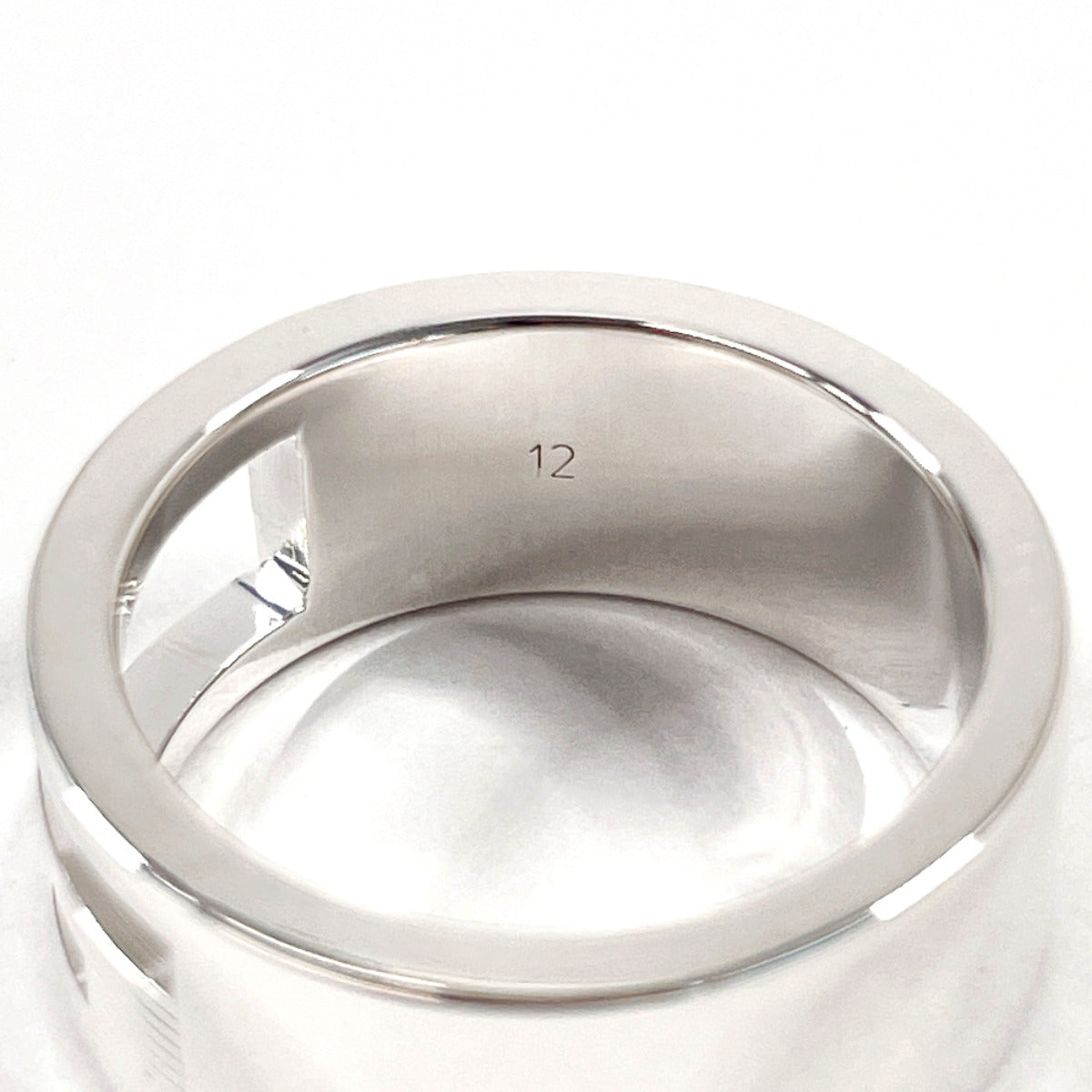 Gucci Ring Silver925 Silver Branded Cutout G 12