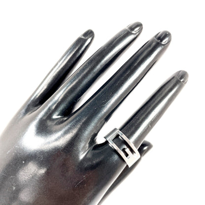 Gucci Ring Silver925 Silver Branded Cutout G 12