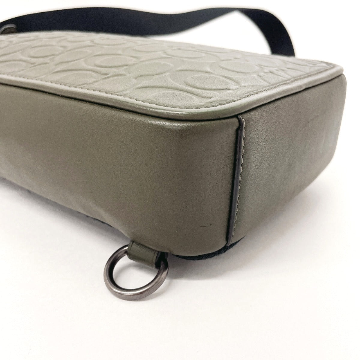 Coach Sling Bag C9869 Leather Khaki Sullivan Pack Signature Mens