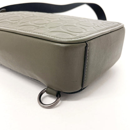 Coach Sling Bag C9869 Leather Khaki Sullivan Pack Signature Mens