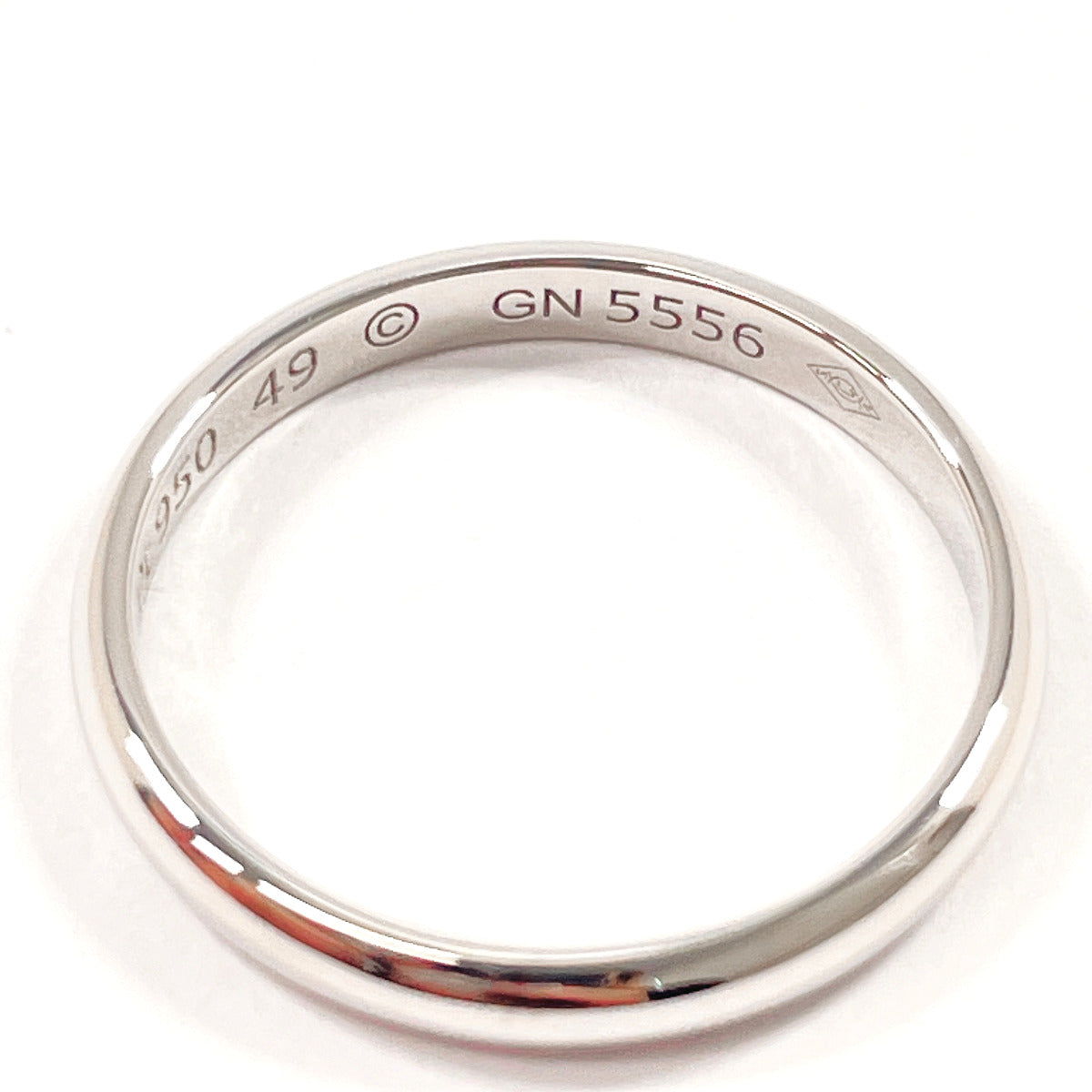 Cartier Ring Pt950Platinum Silver 1895 Wedding Ring