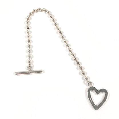 Gucci Bracelet Silver925 Silver Ball Chain Heart 17