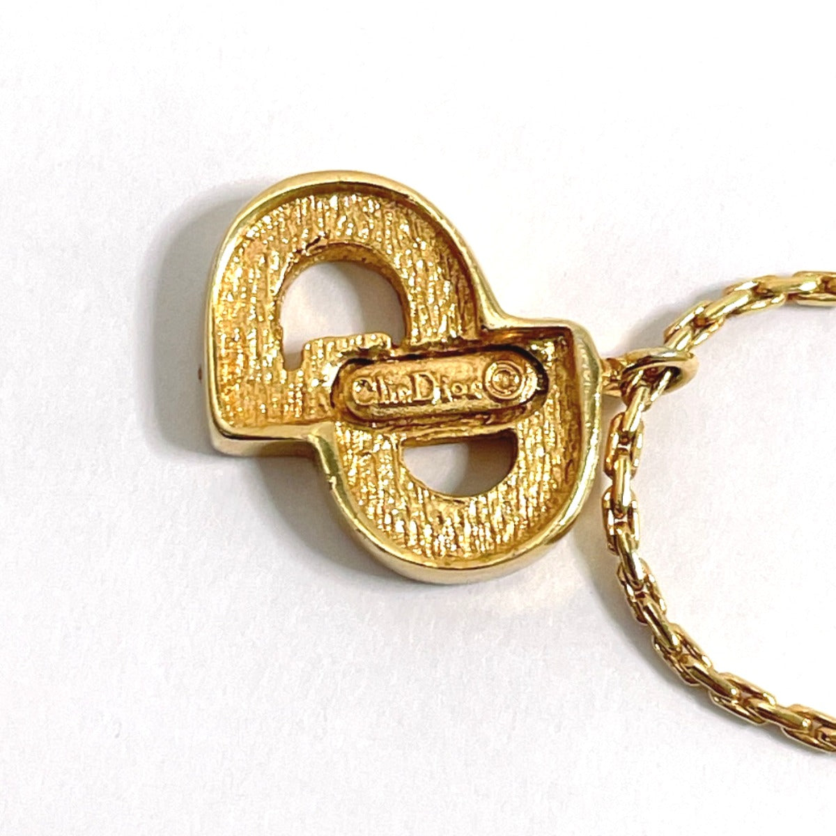 Christian Dior Bracelet Metal, Rhinestone Gold Cd Logo Women