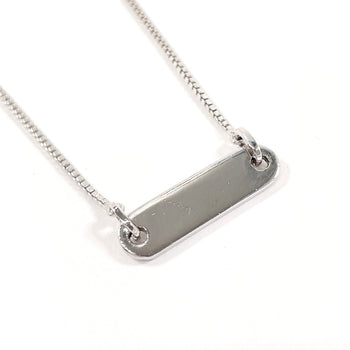 Christian Dior Necklace Metal Silver With Logo