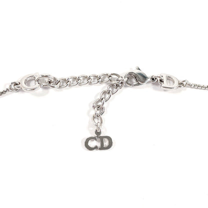 Christian Dior Necklace Metal Silver With Logo