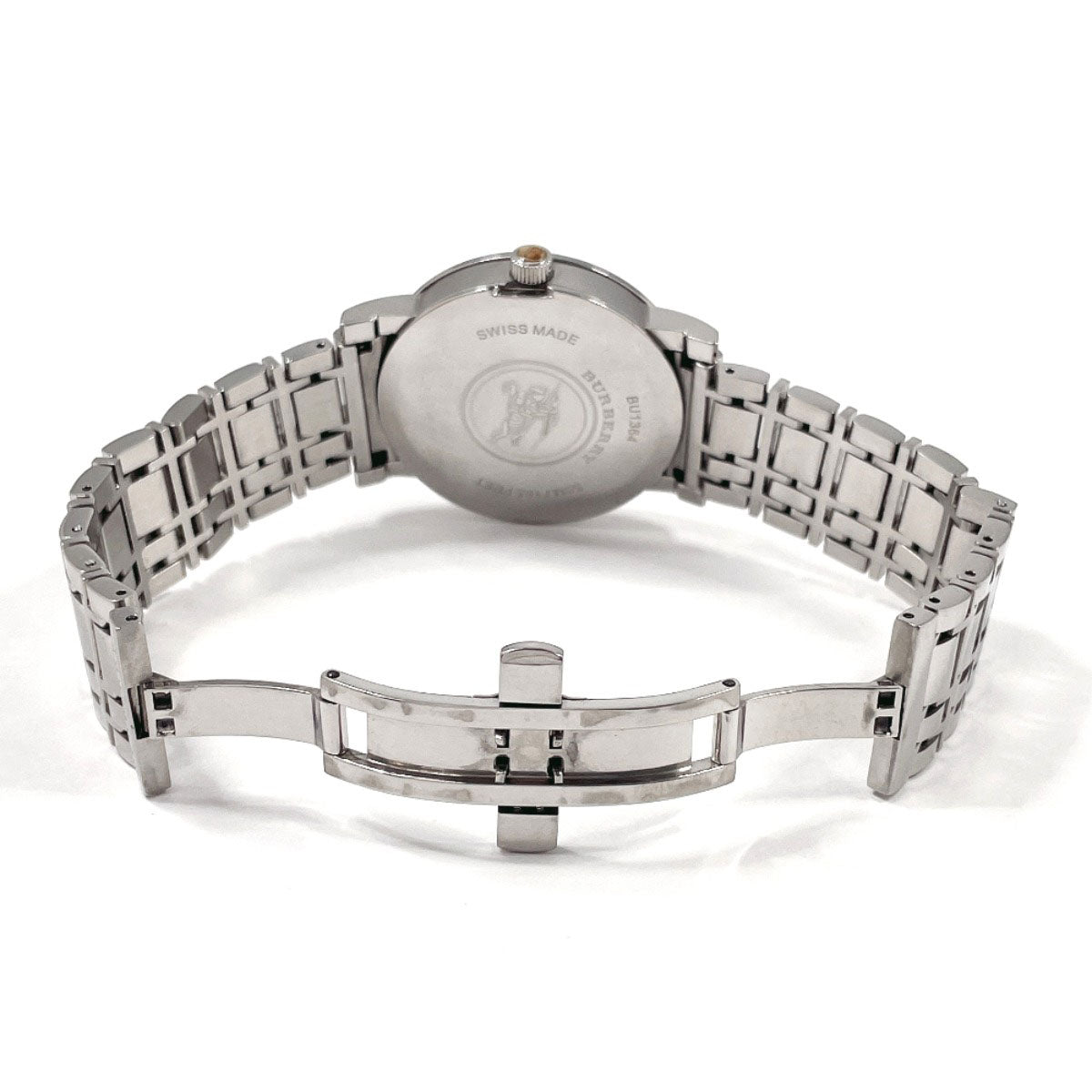 Burberry Watches Quartz Bu1364 Stainless Steel Silver Heritage Black Dial