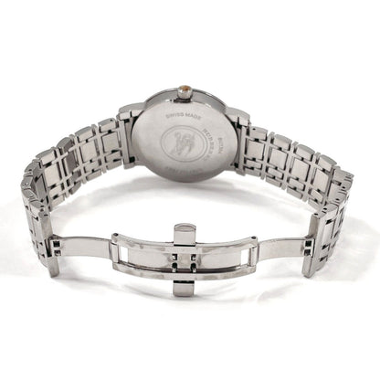 Burberry Watches Quartz Bu1364 Stainless Steel Silver Heritage Black Dial