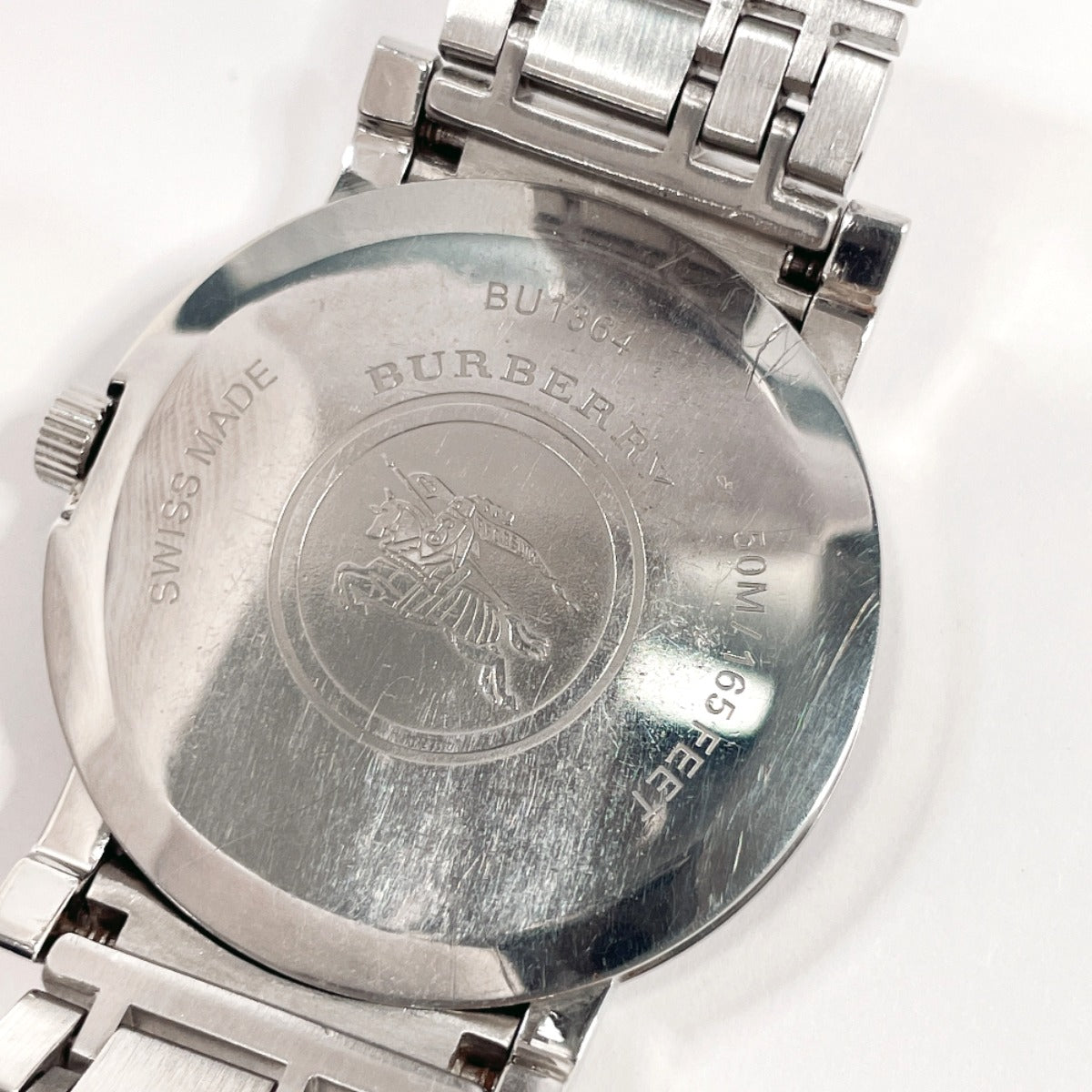 Burberry Watches Quartz Bu1364 Stainless Steel Silver Heritage Black Dial