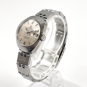 Omega Watches Hand Winding Stainless Steel Silver Cosmic Ladymatic Seamaster Silver Dial