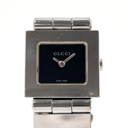 Gucci Watches Quartz 600L Stainless Steel Silver Black Dial