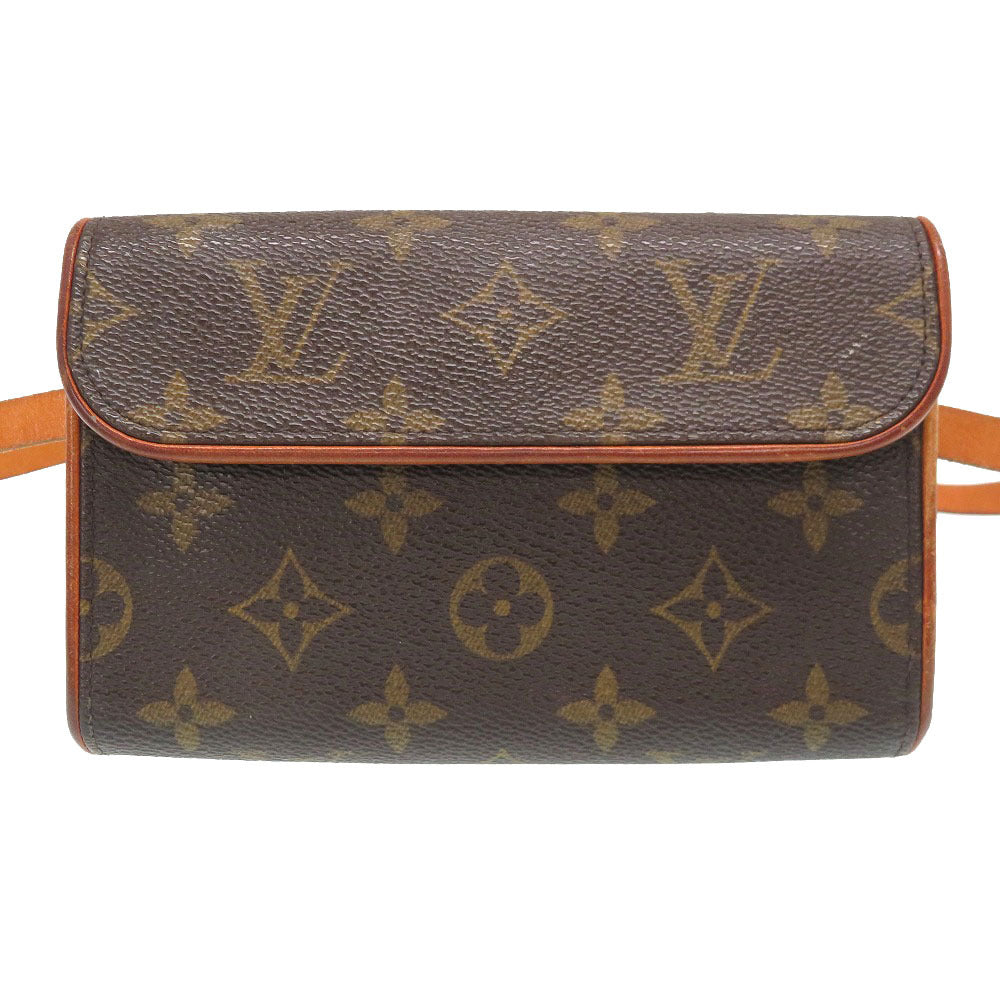 Louis Vuitton Waist Bag M51855 Monogram Canvas Brown Monogram Florentine Women