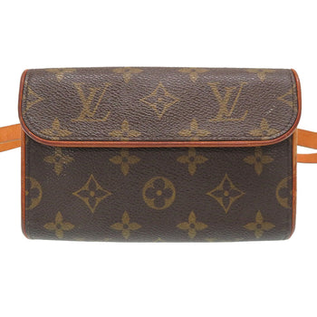 Louis Vuitton Waist Bag M51855 Monogram Canvas Brown Monogram Florentine Women