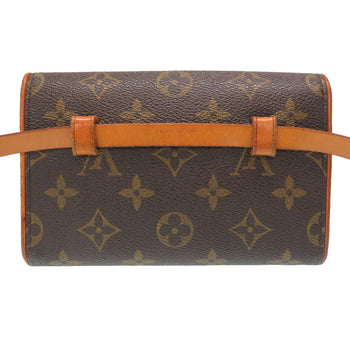Louis Vuitton Waist Bag M51855 Monogram Canvas Brown Monogram Florentine Women