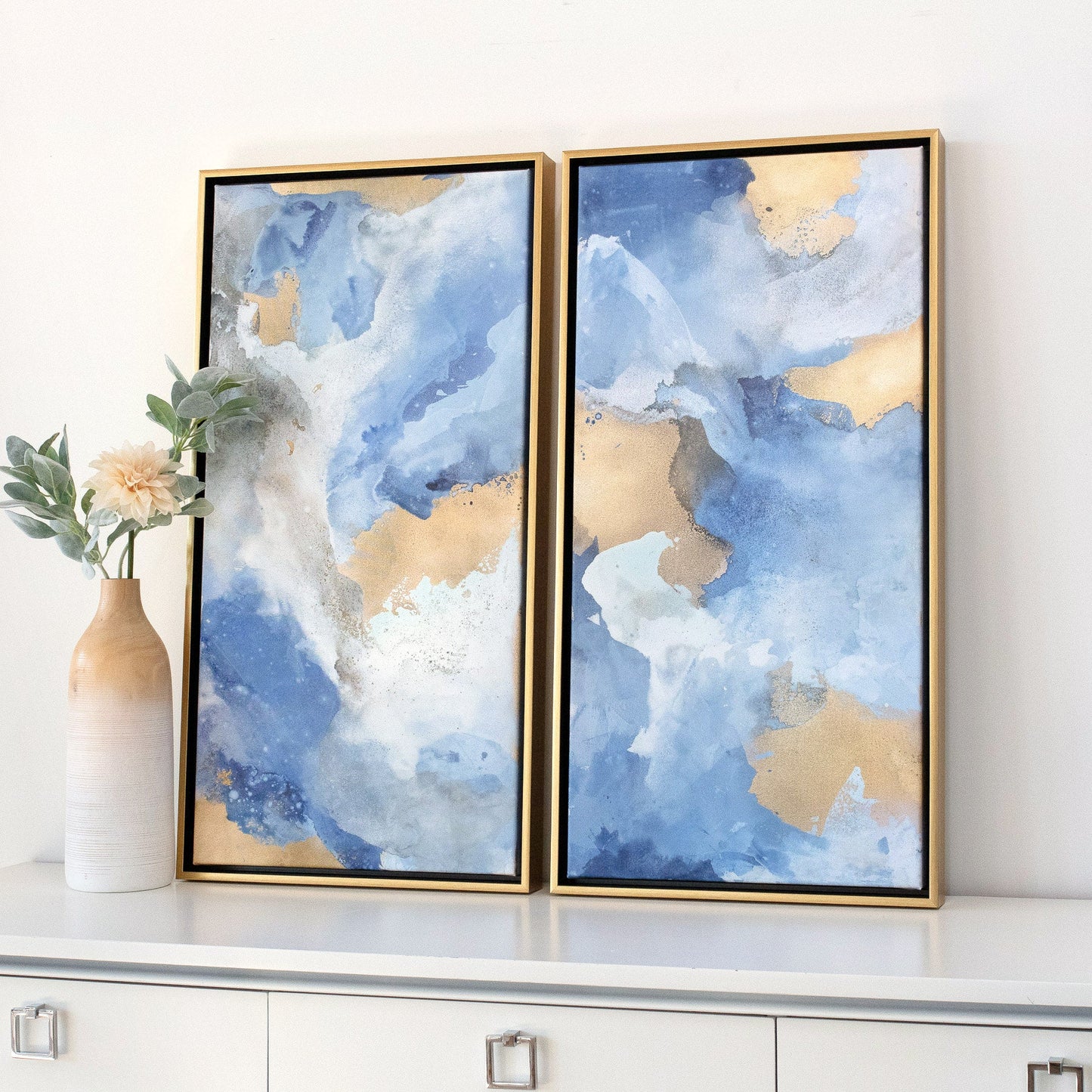 Fall Into Light No. 1 & 2 - Canvas Print Set By
