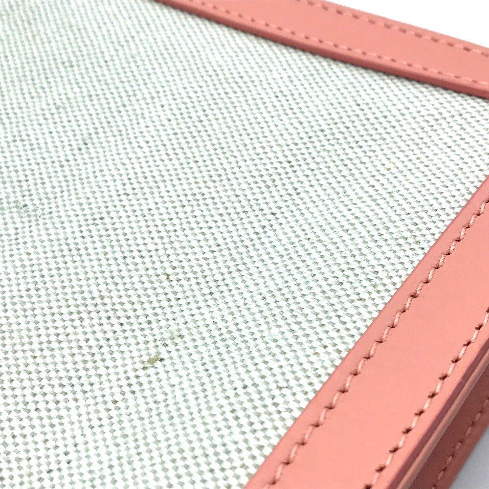 Balenciaga Clutch Bag 410119 Canvas, Leather White Classic Women(Unisex)