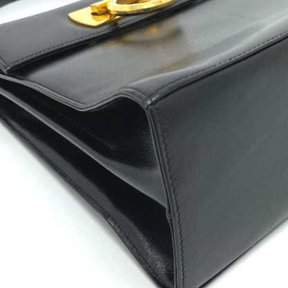 Salvatore Ferragamo Shoulder Bag O212193 Leather Black Gancini 2Way Mini Women