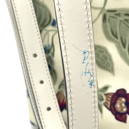 Gucci Shoulder Bag 353437 Leather / Pvc Ivoryx Multicolor Bag 2Way Tote Bag Flora Floral Pattern
