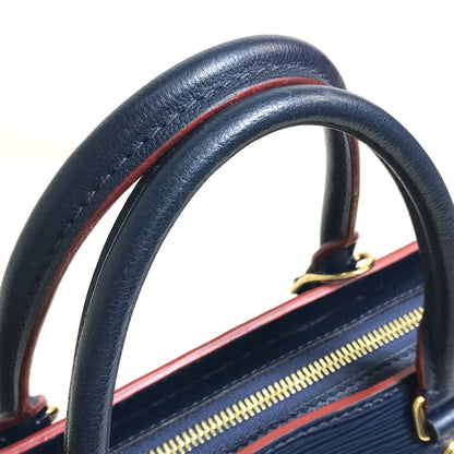 Louis Vuitton Handbag M54150 Epi Leather Navy X Red Epi Vaneau Gm Women