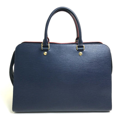 Louis Vuitton Handbag M54150 Epi Leather Navy X Red Epi Vaneau Gm Women