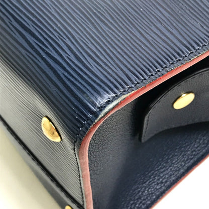 Louis Vuitton Handbag M54150 Epi Leather Navy X Red Epi Vaneau Gm Women