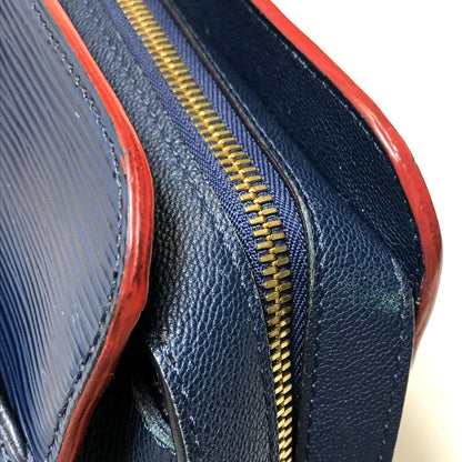 Louis Vuitton Handbag M54150 Epi Leather Navy X Red Epi Vaneau Gm Women