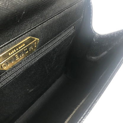 Givenchy Handbag Leather Black Shoulder Bag Vintage Unisex(Unisex)