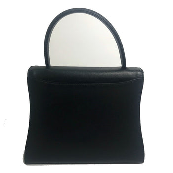 Givenchy Handbag Leather Black Shoulder Bag Vintage Unisex(Unisex)