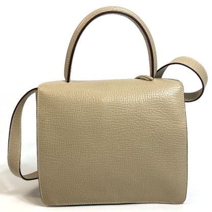 Loewe Handbag Leather Beige Barcelona Women
