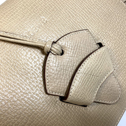 Loewe Handbag Leather Beige Barcelona Women